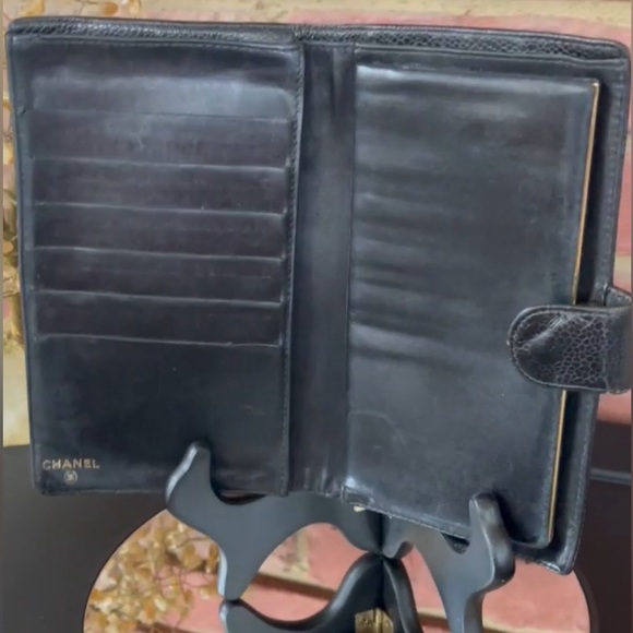 🔥Authentic🔥 Chanel🔥 black 🔥long wallet🔥 - Picture 3 of 6